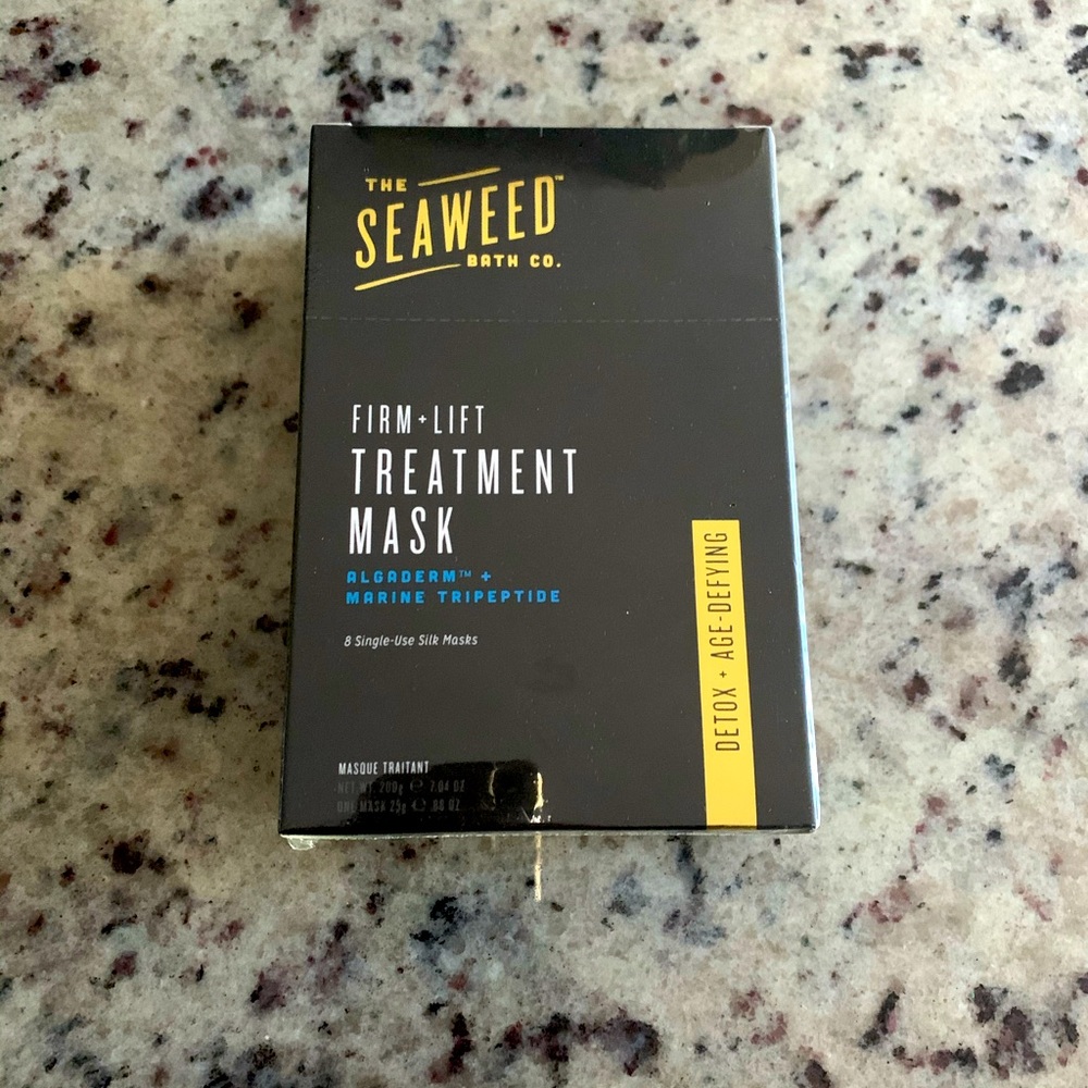 Box of 8 seaweed bath co firm + lift face masks